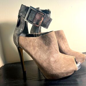 Guess High Heel Open Toe Booties